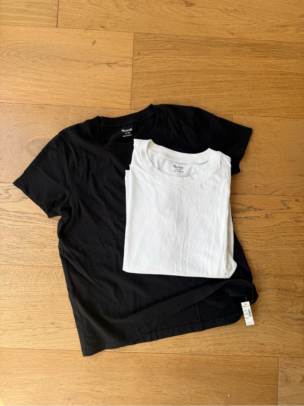 Madewell northside vintage Tees - selling black and white together